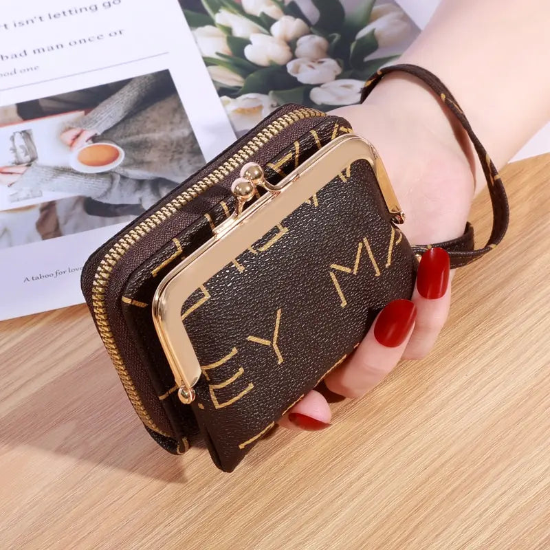 Cartera nueva para mujer con correa de muñeca
