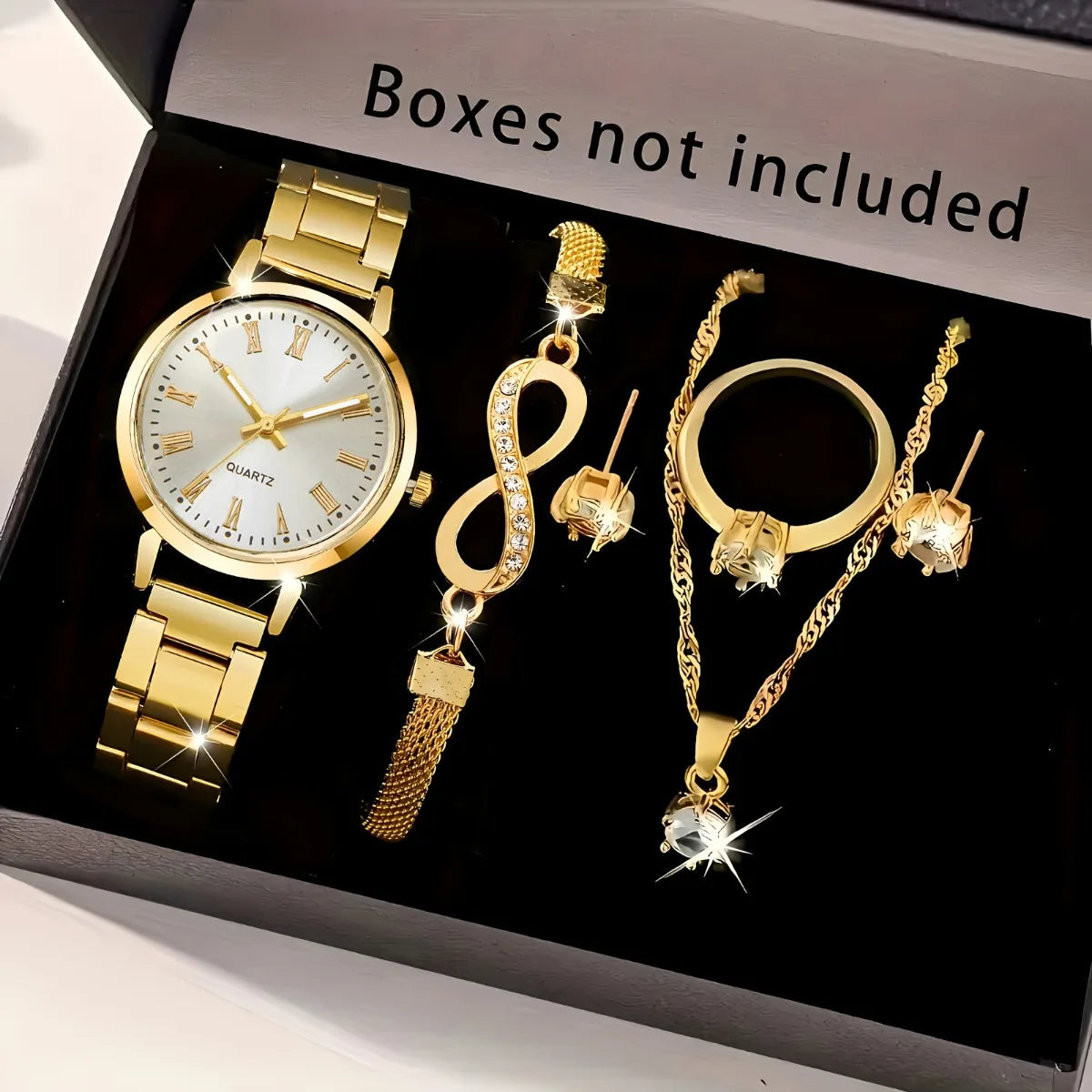 Set Reloj Mujer Conjunto de 6pcs Quartz