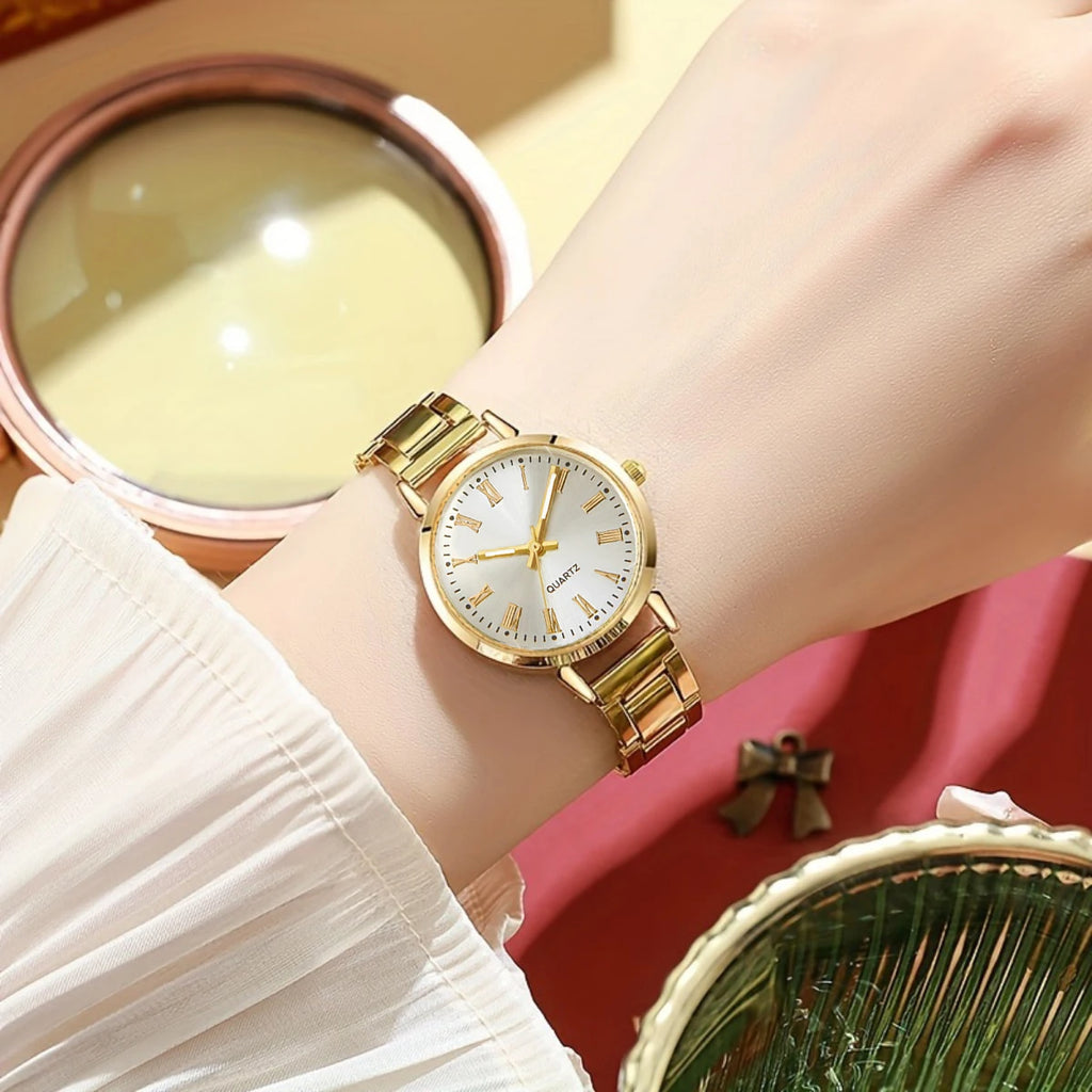 Set Reloj Mujer Conjunto de 6pcs Quartz