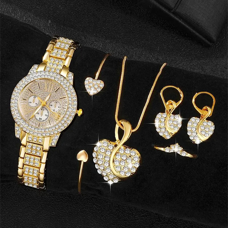 conjunto de joyería Reloj de cuarzo