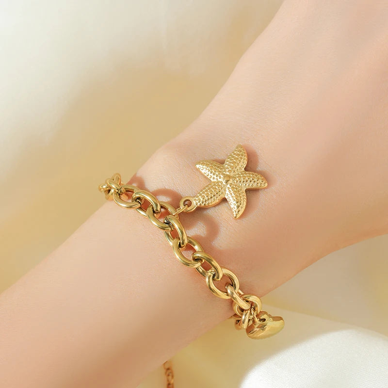 Luna y estrella del mar