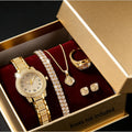Reloj de cuarzo con diamantes,