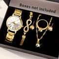 Set Reloj Mujer Conjunto de 6pcs Quartz
