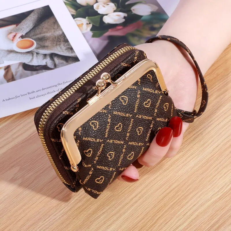 Cartera nueva para mujer con correa de muñeca