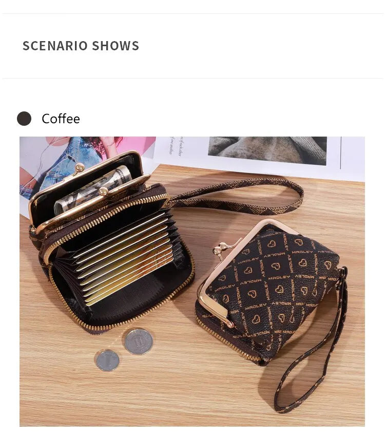 Cartera nueva para mujer con correa de muñeca